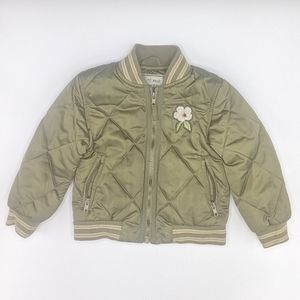 Little girls bomber jacket. Size 3-4years old.